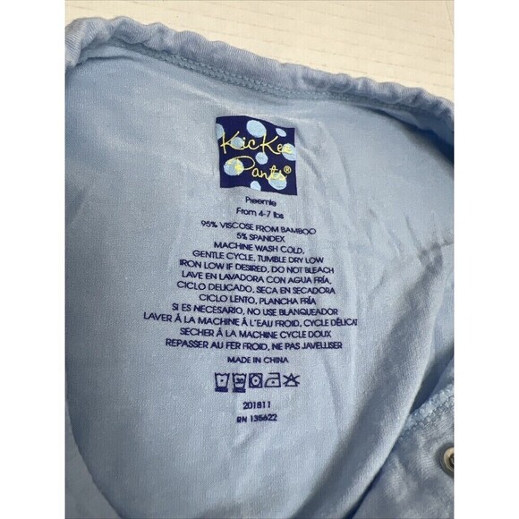 Kickee Pants Bamboo Footies Sleeper Preemie One Piece Pajamas Viscose - Picture 7 of 7